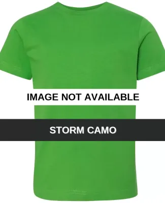 6101 LA T Youth Fine Jersey T-Shirt STORM CAMO