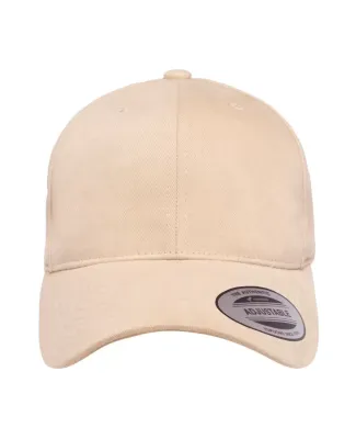 6363 Yupoong Solid Brushed Cotton Twill Cap PUTTY