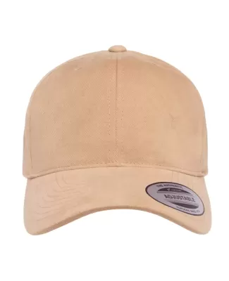 6363 Yupoong Solid Brushed Cotton Twill Cap KHAKI
