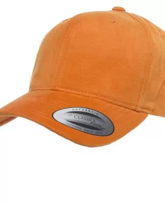 6363 Yupoong Solid Brushed Cotton Twill Cap ORANGE