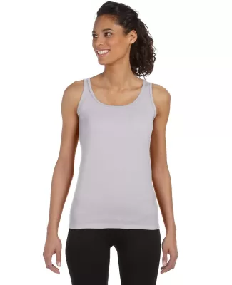 64200L Gildan Junior Fit Softstyle Tank Top in Rs sport grey