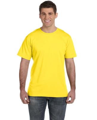 6901 LA T Adult Fine Jersey T-Shirt in Yellow