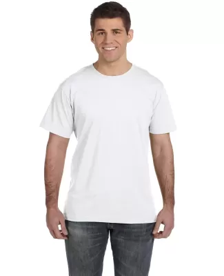 6901 LA T Adult Fine Jersey T-Shirt WHITE