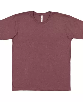 6901 LA T Adult Fine Jersey T-Shirt SANGRIA BLACKOUT