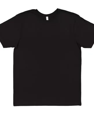 6901 LA T Adult Fine Jersey T-Shirt BLENDED BLACK