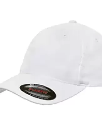 6997 Yupoong Flexfit Garment-Washed Cotton Cap WHITE
