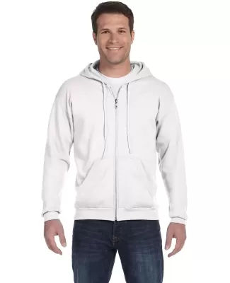 71600 Anvil Men's Fashion Full-Zip Hooded Sweatshi WHITE