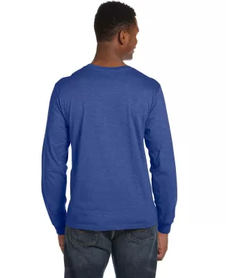 949 Anvil Adult Long-Sleeve Fashion-Fit Tee in Heather blue