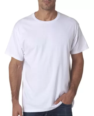 B5000 Bayside Adult Jersey Cotton Tee in White