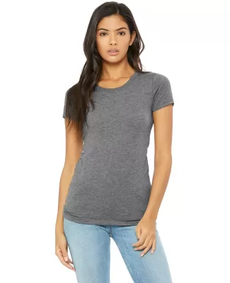 BELLA 8413 Womens Tri-blend T-shirt GREY TRIBLEND