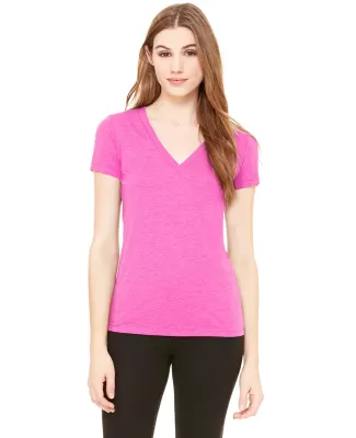 BELLA 8435 Womens Fitted Tri-blend Deep V T-shirt Catalog