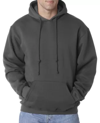 B960 Bayside Cotton Poly Hoodie S - 6XL  in Charcoal