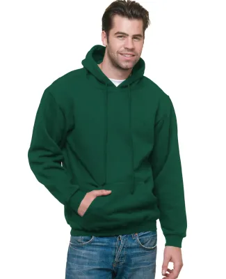 B960 Bayside Cotton Poly Hoodie S - 6XL  in Hunter green