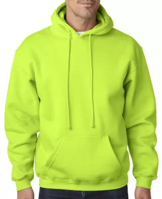 B960 Bayside Cotton Poly Hoodie S - 6XL  in Lime green