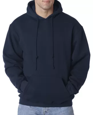 B960 Bayside Cotton Poly Hoodie S - 6XL  in Navy