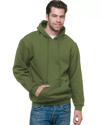 B960 Bayside Cotton Poly Hoodie S - 6XL  in Olive