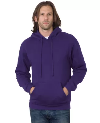 B960 Bayside Cotton Poly Hoodie S - 6XL  in Purple