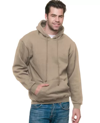 B960 Bayside Cotton Poly Hoodie S - 6XL  in Sand