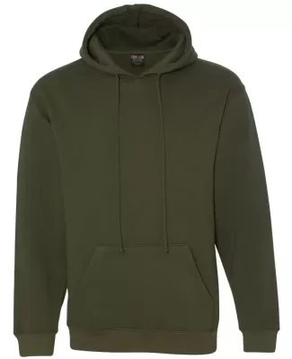 B960 Bayside Cotton Poly Hoodie S - 6XL  OLIVE