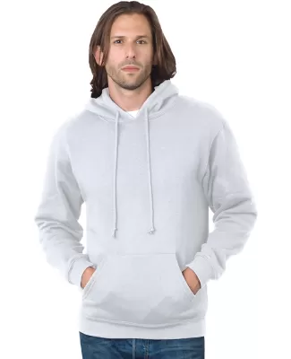 B960 Bayside Cotton Poly Hoodie S - 6XL  in White