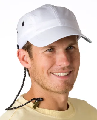 EF101 Adams Extreme Performance Cap in White/ white
