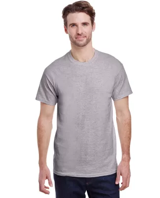 Gildan 5000 G500 Heavy Weight Cotton T-Shirt in Sport grey