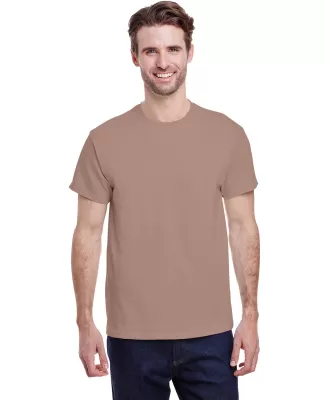 Gildan 5000 G500 Heavy Weight Cotton T-Shirt in Brown savana