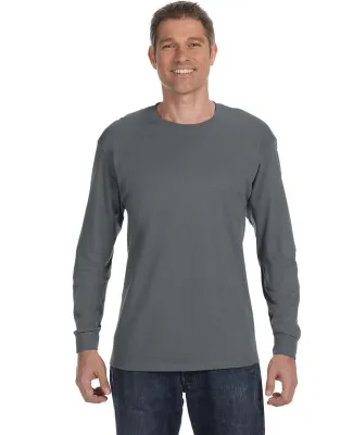 5400 Gildan Adult Heavy Cotton Long-Sleeve T-Shirt in Charcoal