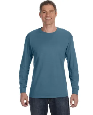 5400 Gildan Adult Heavy Cotton Long-Sleeve T-Shirt in Indigo blue