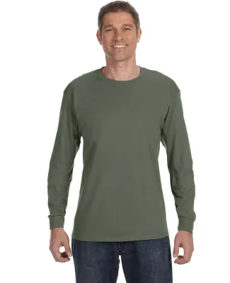 5400 Gildan Adult Heavy Cotton Long-Sleeve T-Shirt in Military green