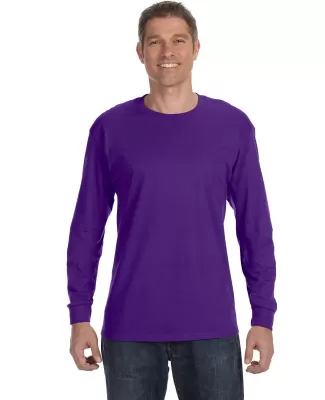 5400 Gildan Adult Heavy Cotton Long-Sleeve T-Shirt in Purple