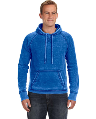 J8915 J-America Adult Vintage Zen Hooded Pullover  in Royal