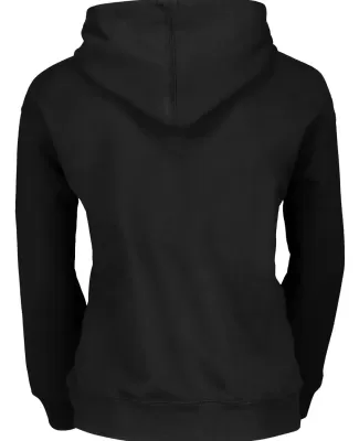 L2296 LA T Youth Fleece Hooded Pullover Sweatshirt BLACK