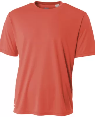 N3142 A4 Adult Cooling Performance Crew in Coral