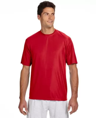 N3142 A4 Adult Cooling Performance Crew in Scarlet