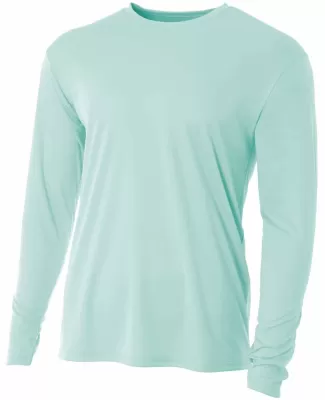 N3165 A4 Adult Cooling Performance Long Sleeve Cre in Pastel mint