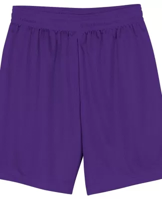 N5184 A4 7 Inch Adult Lined Micromesh Shorts in Purple