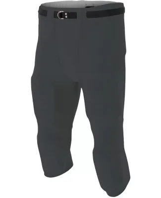 N6181 A4 Men's Flyless Football Pant GRAPHITE