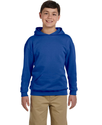 996Y JERZEES® NuBlend™ Youth Hooded Pullover Sw in Royal