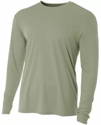 NB3165 A4 Youth Cooling Performance Long Sleeve Cr in Olive