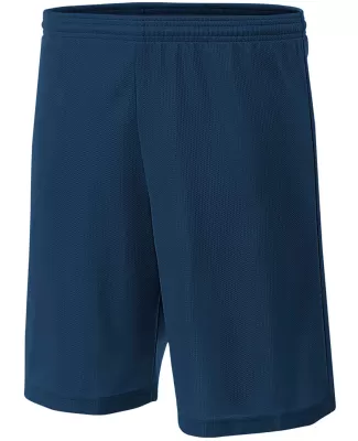 NB5184 A4 6 Inch Youth Lined Micromesh Shorts in Navy