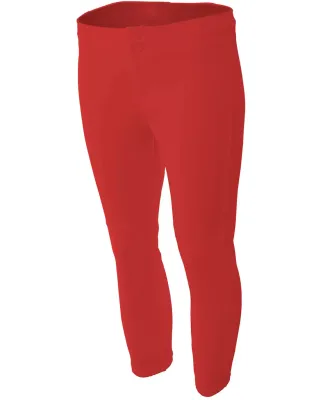 NG6166 A4 Girls Softball Pant SCARLET