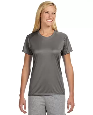 NW3201 A4 Women's Cooling Performance Crew in Graphite