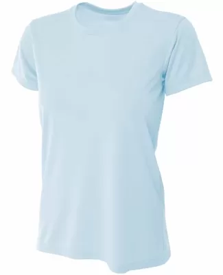 NW3201 A4 Women's Cooling Performance Crew in Pastel blue