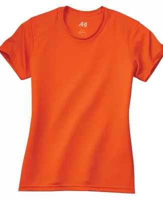 NW3201 A4 Women's Cooling Performance Crew in Athletic orange