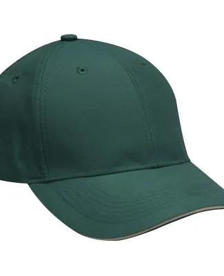 PE102 Adams Polyester Performer Cap in Forest/ khaki