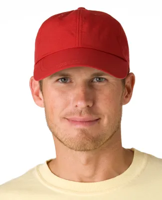 SH101 Adams Sunshield Unconstructed Blended Cap wi in Nautical red