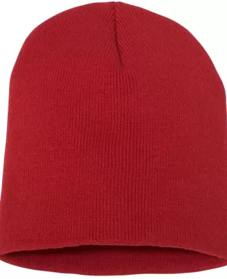 Y1500 Yupoong Heavyweight Knit Cap RED