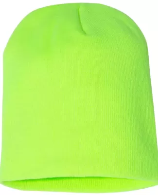 Y1500 Yupoong Heavyweight Knit Cap SAFETY GREEN