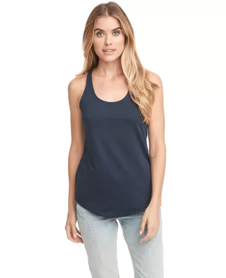 Next Level 6933 The Terry Racerback Tank in Midnight navy
